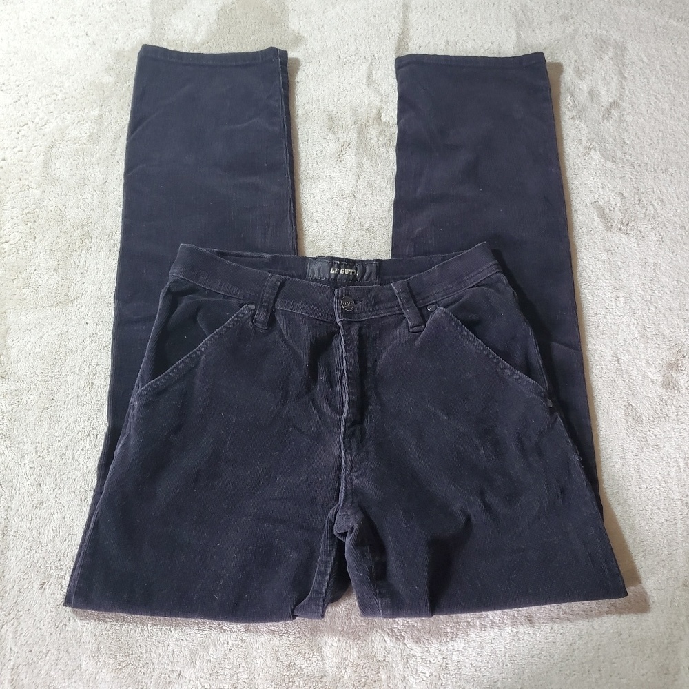 Le Gutti Black Corduroy Pants